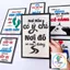 Bộ 6 tranh slogan động lực trang trí văn phòng, góc học tập dễ dàng gắn tường không cần khoan.