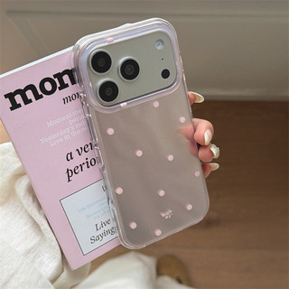 Điểm sóng bốn màu cho iphone17promax 16promax 15promax 15pro iphone15 14promax ốp lưng TPU iphone mới chống bụi
