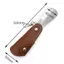Thép không gỉ Nhỏ Giày Vẽ Móc Khóa Shoehorn Da Giày Mục Tiêu Có Móc Khóa Hộ Gia Đình Giày Nâng Giày Wearer 1X