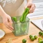 Thùng đựng tủ lạnh YICA, Dụng cụ sắp xếp tủ lạnh trong suốt đa năng, Dụng cụ sắp xếp cửa bên có thể xếp chồng lên nhau bằng nhựa Hộ gia đình