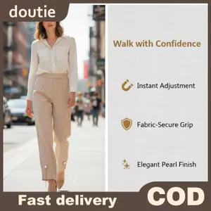 Doutie Dây Xích Kim Loại Đa Năng Ngọc Trai Từ Tính Kẹp Nút Jean Cho Nhiều Loại Quần Áo VN