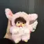 BH2 MONCHHICHI Plushie Mèo May Mắn Khâu Trang Phục Đồ Chơi Hợp Thời Trang Vinyl Sang Trọng Mù Hộp Búp Bê Túi Charm HB2