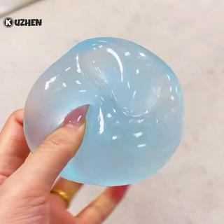 KUZHEN 1 Cái Chống Căng Thẳng Cảm Giác Fidgets Squishy Đồ Chơi Mềm Mô Phỏng Trong Suốt Màu Xanh Maltose Chậm Đàn Hồi Đồ Chơi NÓNG
