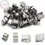 Hooudou 10 Chiếc Bảng Điều Khiển Năng Lượng Mặt Trời Dây Kẹp Cho 2x6mm Cáp Thép Không Gỉ Trailer Quang Điện Kẹp Tổ Chức Kẹp Cho PV Dây Thuyền VN