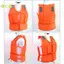 Màu cam mới dành cho người lớn Childen Foam Flotation Bơi lội Cuộc sống Jaet Vest có còi Thuyền Vest Câu cá Bơi trôi Vest Đẹp