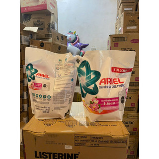 Nước Giặt ARIEL Cửa Trước Hương Sen & Nhài túi 3.05KG/ Nước giặt 10X giặt nhanh túi 2.7kg