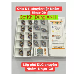 Chip D11 có lớp phủ DLC chuyên tiện Nhôm-Nhựa-Gỗ ngon
