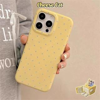 ins Ốp điện thoại đơn giản chấm bi phong cách Hàn Quốc cho iPhone 12 11 13 14 15 16 17 Pro Max XR Xs Max 7 Plus 8 Plus