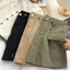 Váy Denim tổng thể cỡ lớn Váy chữ A eo cao che phủ hình đáy quần