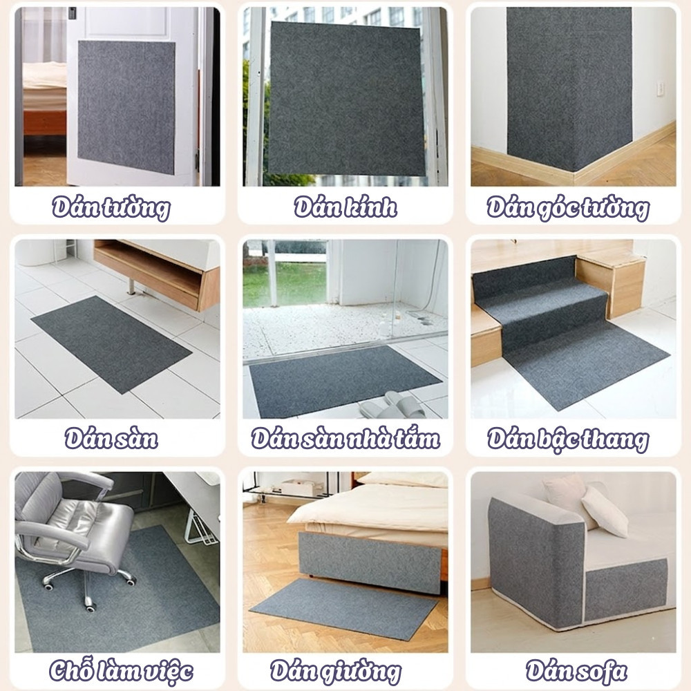 Thảm Cào Móng Cho Mèo HomeMate – Miếng Dán Bảo Vệ Sofa, Ghế Da, Nội Thất Chống Trầy Xước, Cắt Dán Linh Hoạt