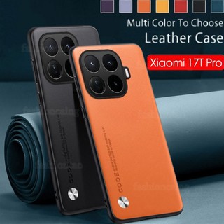 Dành Cho Xiaomi17T Pro 5G Da PU Họa Tiết Ốp lưng Xiaomi 17T Pro 17TPro 1 7 17 T Pro Xiaomi17 T Xiaomi17TPro 2026 Vỏ Mềm TPU Bảo Vệ Cạnh Ốp Lưng Chống Sốc