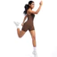Châu Âu Mỹ Mới Phong Cách Khỏa Thân Yoga Sling Jumpsuit Khiêu Vũ Chạy Bộ Thể Dục Thể Thao Jumpsuit Chặt Quần Yoga Mặc
