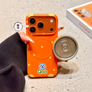 Ốp điện thoại di động Coke Orange Soda có thể từ tính sang trọng Thích hợp cho iPhone17 Pro Max 16 15 14 Pro Max Bảo vệ Camera chống sốc Vỏ cứng chống rơi