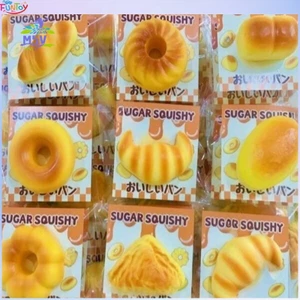 Đồ chơi mực bánh mì sáng tạo - Squishies giải nén giảm căng thẳng cho trẻ em