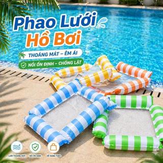 Phao Bơi Người Lớn Ghế Võng Nổi Thư Giãn Gấp Gọn Cho Hồ Bơi Biển