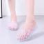 Baotou Sandal Nữ 2025 Nhà Phòng Tắm Chống Trơn Trượt Nhựa Chống Mùi Thạch Pha Lê Nửa Dép Nữ KQB3