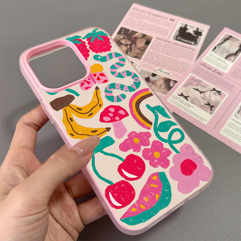 Ốp điện thoại cho iPhone 17/16 Pro Max (15/14/13/12/11) - Chữ cuộn kiểu phòng tập thể dục