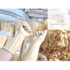 Bịch 1 Kg Găng Tay Cao Su Y Tế Dài 30cm Nhập Khẩu Malaysia Có Nhám Đầu Ngón Tay, Thuận Cả Hai Tay