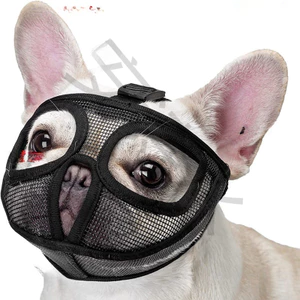 Mặt nạ chó Pug chống cắn ngắn chống rách muzzle Bichon Ăn thú cưng Chó muzzle Pháp Mặt nạ chiến đấu Puppy chuyên dụng26060513