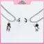 MYPANDA 1 Cặp Từ Tính Cặp Đôi Thép Không Gỉ Nelace Phi Hành Gia Mặt Dây Chuyền Nelace Hoạt Hình Ngôi Sao Không Gian Phi Hành Gia Nelace Trang Sức Dành Cho Người Phụ Nữ.