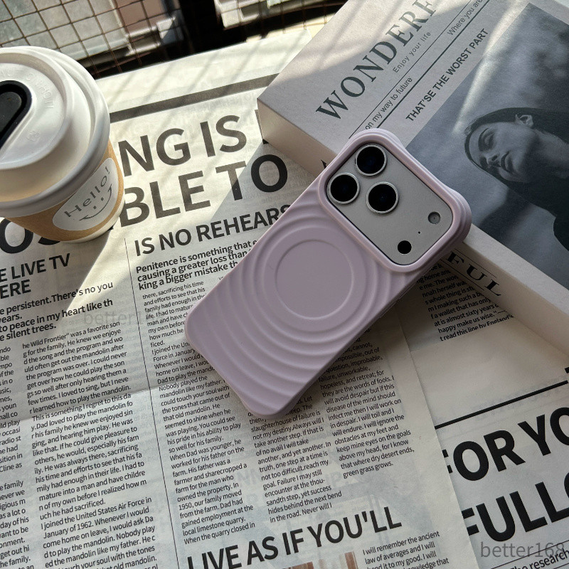 Ốp lưng silicone gợn sóng cho iPhone 13 14 15 16 17 Pro Max khung camera lớn chống va đập đẹp cho nữ