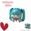 Q Phiên Bản Xanh Doro Hatsune Miku Anime Hình Dễ Thương Kawaii PVC Búp Bê Để Bàn Trang Trí Đồ Chơi Quà Tặng Cho Người Hâm Mộ Trẻ Em
