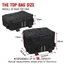 WANYEDI 1 / 2 Chiếc Bên Xe Máy, Panniers Hành Lý Chống Nước Xe Máy Top Túi, Bền Mở Rộng Túi Hành Lý Bổ Sung Xe Máy