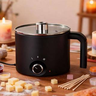Tatain 1.8L Sáp Nóng Chảy Nồi Để Làm Nến Ba Mức Nhiệt Độ Có Thể Điều Chỉnh Điện Sáp Mềm Cho Gia Đình Đồ Trang Trí Phòng Thu Sử Dụng VN