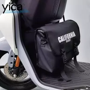 Túi trước xe máy YICA, Túi treo xe tay ga điện gắn trước bằng vải, Túi lưu trữ dung tích lớn chống nước đa năng Phụ kiện xe máy