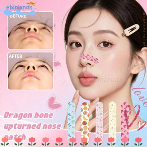 EBINLANDS 10 Cái / hộp Điêu khắc mũi, Nhãn dán định hình mũi có thể điều chỉnh hoạt hình, Dải nâng mũi có thể tái sử dụng để định hình lại mũi Dụng cụ mỹ phẩm định hình lại đường viền