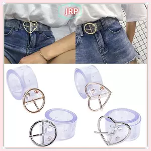 JRP Nữ Dài Trong Suốt Thắt Lưng Trái Tim Pin Bule Eo Nữ Thắt Lưng Thắt Lưng Quà Tặng JRP