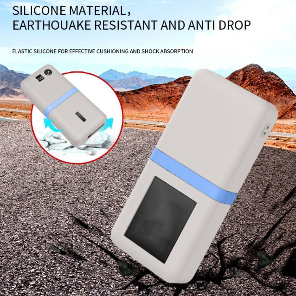 Bảo vệ bộ sạc di động STABFOAM, Túi sắp xếp chống rơi A1383, Vỏ bảo vệ toàn diện bằng silicon mềm cao cấp cho du lịch Anker 20000mAh 87W