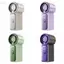 Quạt cầm tay Mini AWNGD, Quạt bàn Turbo tốc độ cao có thể sạc lại USB, 120 cài đặt di động có thể điều chỉnh Màn hình LED Quạt Turbo Cắm trại