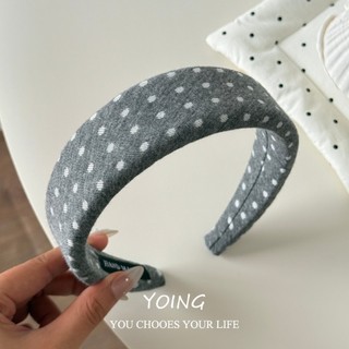 Yoing / Phong Cách Mới Phong Cách Hàn Quốc Mùa Hè Dopamine Màu Chấm Bi Băng Đô Nữ