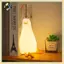 B & N Silicone LED Du Night Light Clap Control Touch Sạc Hoạt Hình Dễ Thương Đèn Ngủ Cho Trẻ Em Trang Trí Chiếu Sáng Ngủ.