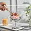 HL Thép Không Gỉ Salad Cốc Thực Phẩm Cốc Kem Cốc Cốc Retro Món Tráng Miệng Bát Trái Cây Sữa Chua Sona Bát Hộ Gia Đình Dụng Cụ Nhà Bếp LMWU