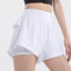 New Yoga Shorts Women's Summer Anti-Exposure High-Waist Quick-Drying Breathable Fake Two Pieces Sexy Casual Sports and Fitness Shorts BtlD
