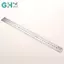 Thước đo kim loại không gỉ GHX 30cm Quy tắc hệ mét Công cụ đo hai mặt chính xác 3CC VN