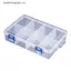 Hộp đựng dụng cụ đa chức năng VFZ 20 * 13,5 * 4,5cm Lớn 8 Lưới Hộp lưu trữ bằng nhựa Vít Electronicponent Trong suốt sắp xếp OTE