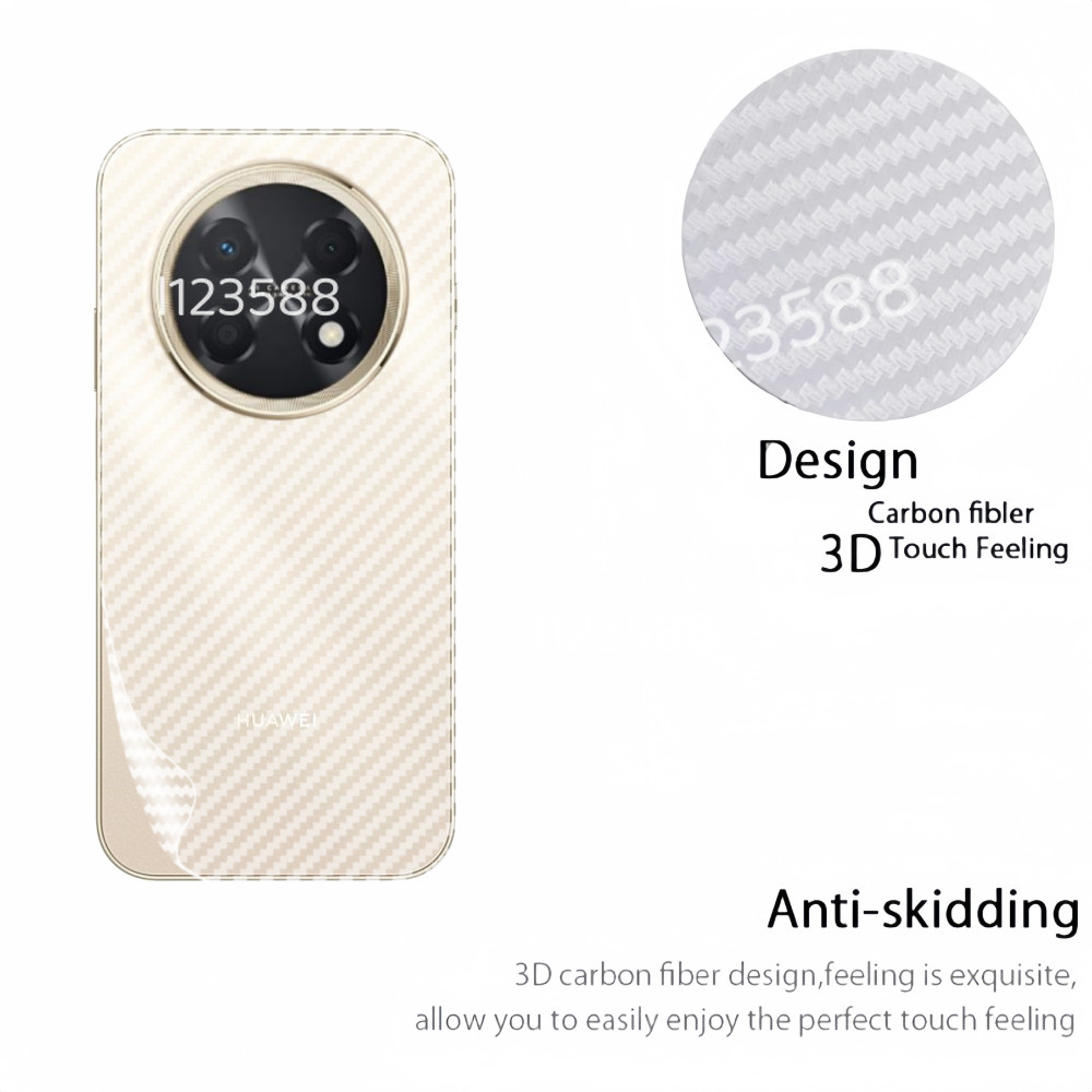 Dành Cho Huawei Nova 15 Max 4G 2026 Mặt Sau Bảo Vệ Mềm Cho Huawei Nova 15Max nova15Max 4G Sợi Carbon Mờ Mặt Sau Phim Trong Suốt Scratcher