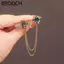 AqToCna Rerto Ong Pha Lê Thổ Cẩm Dành Cho Nữ Men Kim Cương Giả Động Vật sel Ve Áo Chân Nam Phù Hợp Với Cổ Pin Huy Hiệu Phụ Kiện AqToCna