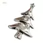 PNPIA- Thép không gỉ Đơn Giản Cổ Điển Cây Giáng Sinh Thanh Lịch Trâm Cài Cho Nữ Túi Quần Áo Phụ Kiện Quà Tặng Huy Hiệu Kim Loại Đánh Bóng