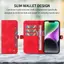 Ốp Lưng Cho OPPO Find X9 Ultra Skin Feel Leather Card Khe Cắm Khóa Đóng Cửa Chân Đế Chống Rơi Vỏ Điện Thoại
