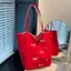 Phiên bản Hàn Quốc Thêu Puppy Canvas Tote Túi xách nữ dung tích lớn Túi xách hai mặt thông thường