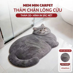 Thảm chân lông cừu với họa tiết 3D đa dạng, mật độ lông dày và độ bền cao Memmin Carpet