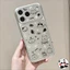Ốp Điện Thoại Gương Bạc Puppy Cho iQOO Z10 Lite Z10R Z10X Z7i Z6 Pro Z5X U5X 5G 4G Vỏ Hoạt Hình Chó Mèo Dễ Thương Ins Phong Cách Mềm