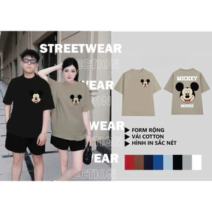 （Giao hàng 24h）Angela Áo thun Vải Cotton 100% Cao Cấp In Kts