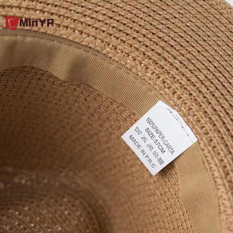 CMinYP Mũ Rơm Mùa Hè Nam Nữ Vành Rộng Đi Biển Chống Tia UV Fedora Mũ Chống Nắng Glory