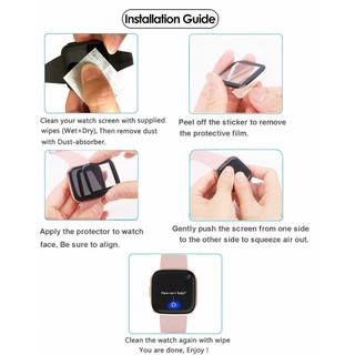 Miếng dán bảo vệ màn hình mềm cong 3D cho đồng hồ thông minh Fitbit Charge 6 5 Fitbit Inspire 3 / Luxe / Full Cover Phim bảo vệ
