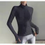 Nữ Chống Nắng Áo Khoác Zip Đứng Cổ Slim Fit Thích Hợp Cho Thể Thao Thể Dục Mặc Hàng Ngày